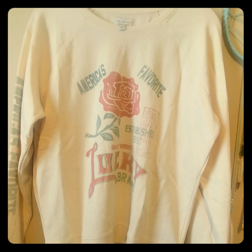 Lucky brand sweater/sweatshirt